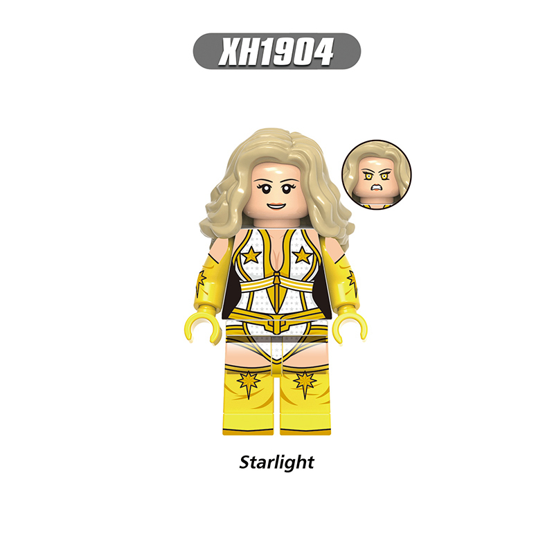 X0337 Marvel Super Heroes Series Minifigs Starlight Stormfront Queenmaeve Building Blocks Figures Bricks Toys Gifts For Kids