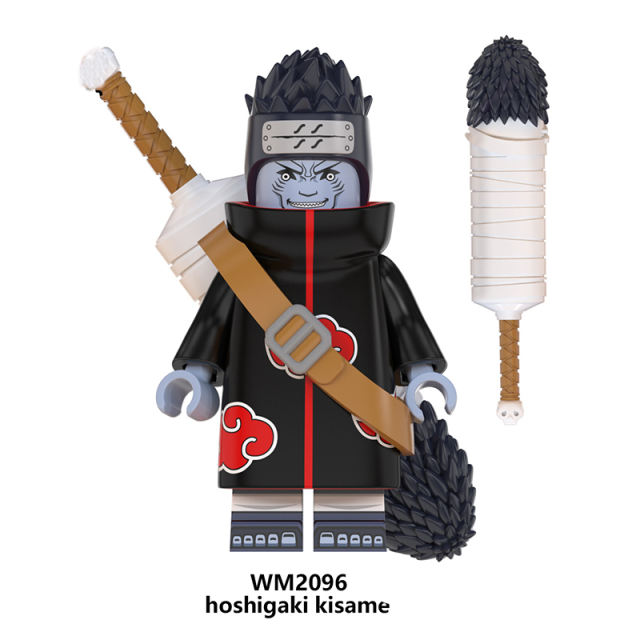 WM6106 Naruto Series Minifigures Konan Zetsu Deidara Building Blocks Uzumaki Naruto Anime Cartoon Figures MOC Bricks Toys Gifts