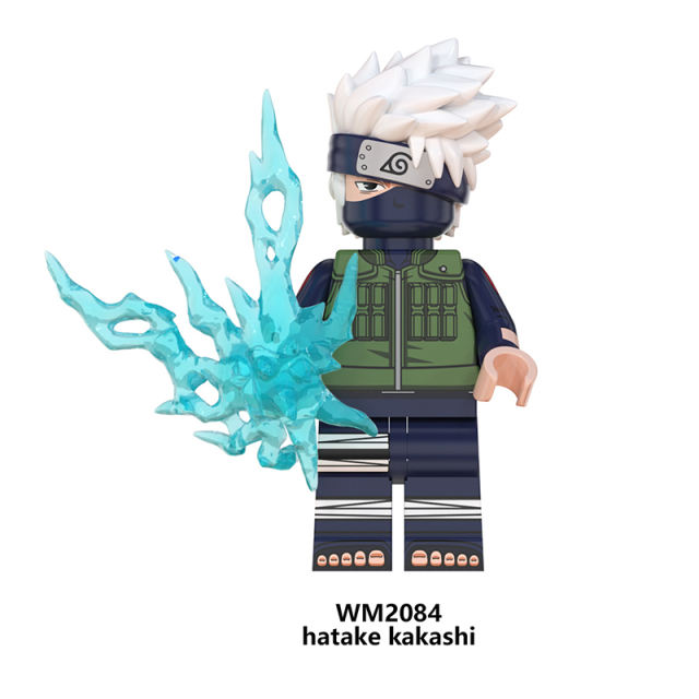 WM6105 Naruto Series Minifigures Kakashi Kakuzu Sasuke Building Blocks Uzumaki Naruto Anime Cartoon Figures MOC Bricks Toys Gifts