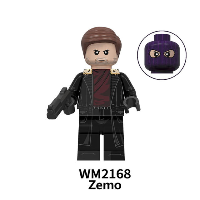 WM6117 Marvel Super Heroes Series Minifigures Winter Soldier Karl Building Blocks MOC Figures Bricks Model Toys Gifts For Children