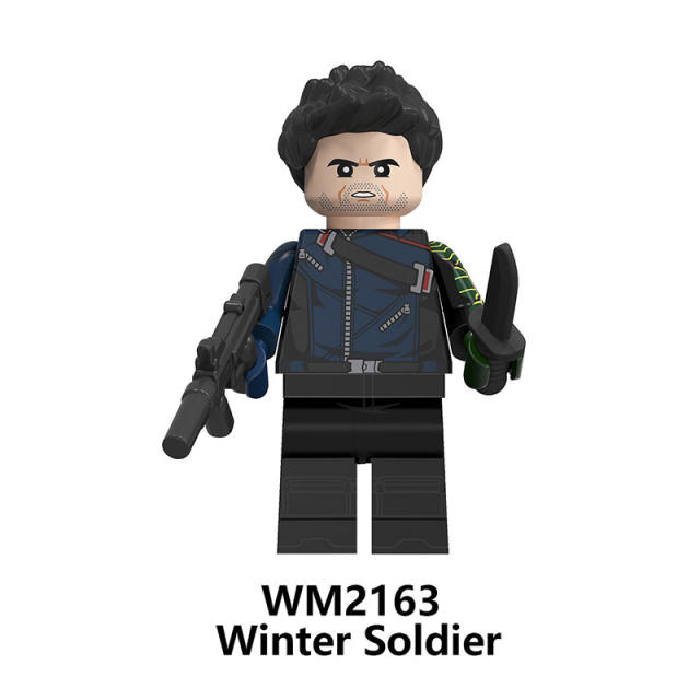 WM6117 Marvel Super Heroes Series Minifigures Winter Soldier Karl Building Blocks MOC Figures Bricks Model Toys Gifts For Children