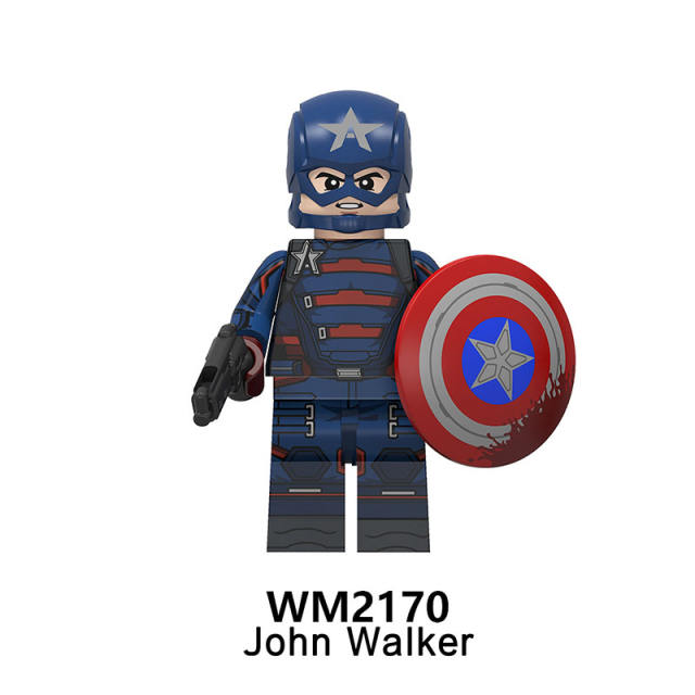 WM6117 Marvel Super Heroes Series Minifigures Winter Soldier Karl Building Blocks MOC Figures Bricks Model Toys Gifts For Children