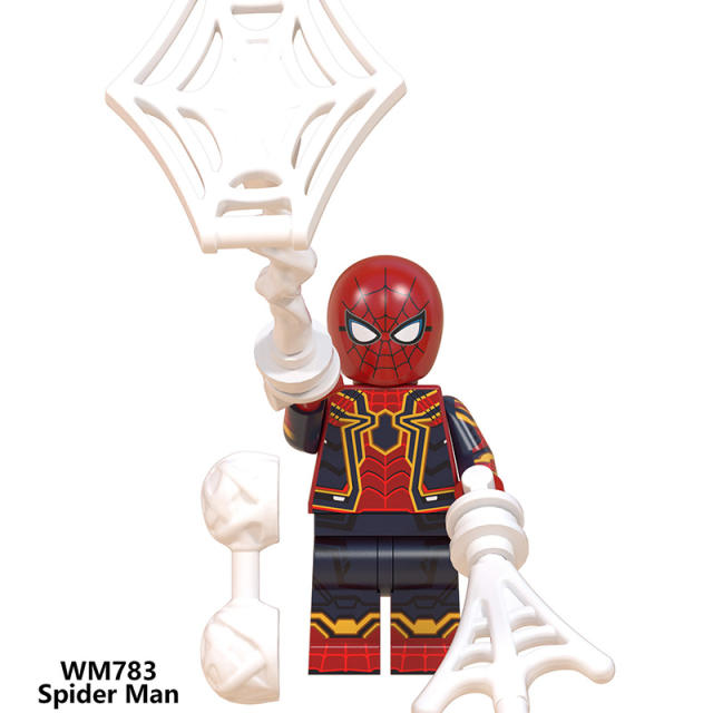 WM6071 Marvel Super Heroes Series Minifigures Spider Man Building Blocks MOC Figures Bricks Model Toys Gifts For Children