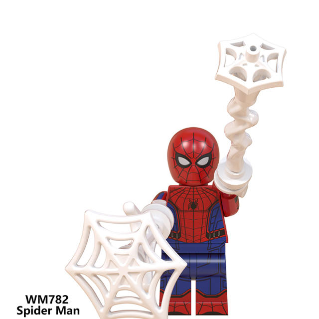 WM6071 Marvel Super Heroes Series Minifigures Spider Man Building Blocks MOC Figures Bricks Model Toys Gifts For Children