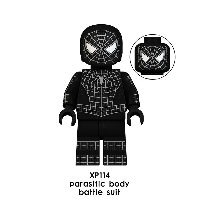 KT1016 Marvel Super Heroes Series Minifigures Spider-Man Ultimate Shadow Building Blocks Figures Bricks Model Toys Gifts For Kids