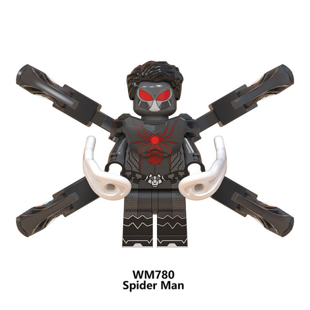 WM6071 Marvel Super Heroes Series Minifigures Spider Man Building Blocks MOC Figures Bricks Model Toys Gifts For Children