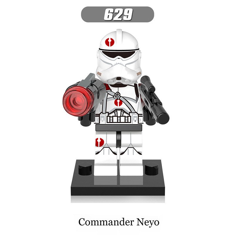X0162 Star Wars Minifigs Building Blocks Yellow Utapou Clone Trooper Commander Kashyyyk Commander Appo Commander Gree White Clone Soldiers Action Assemble Bricks Educational Toys