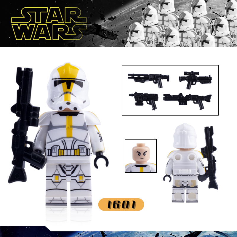 X0300 Star Wars Series Battalio Trooper Minifigs Building Blocks MOC Legion Soldier Commander Figures Bricks Model Toys Gift