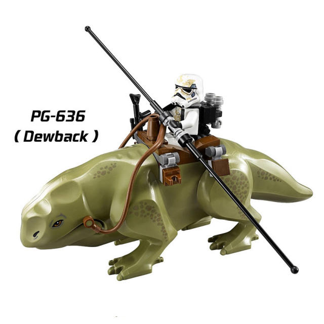 PG636 Star Wars Minifigures Building Blocks Stormtrooper Wet Back Beast  Action Mini Figures Assemble MOC DIY Weapon Bricks Educational Toys Gift for Children Boys Kids