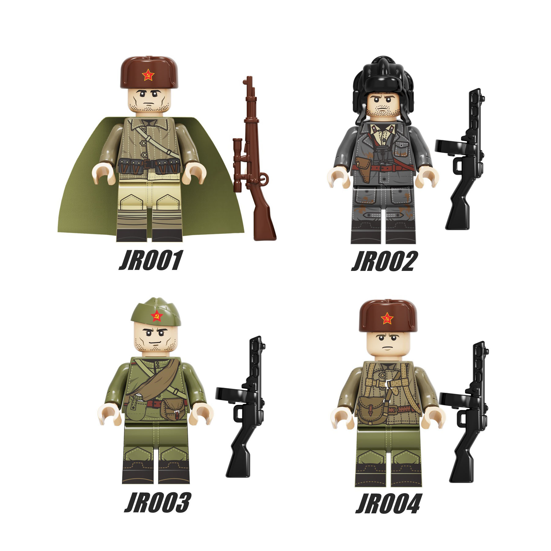 Lego ww2 2025 soviet soldiers