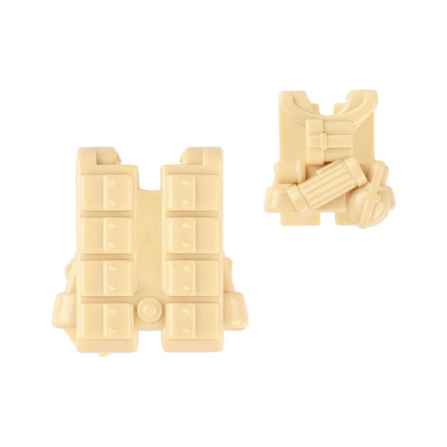 WW2 Military Army Weapon Armor Vest Building Blocks Soldier Minifigs Troops Warrior Accessories Parts Bricks Toys