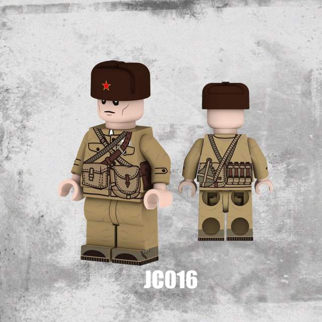 WW2 US Military Soldier Minifigs Building Blocks Army Weapons Gun Helmet Parts Mini Accessories Bricks Toys