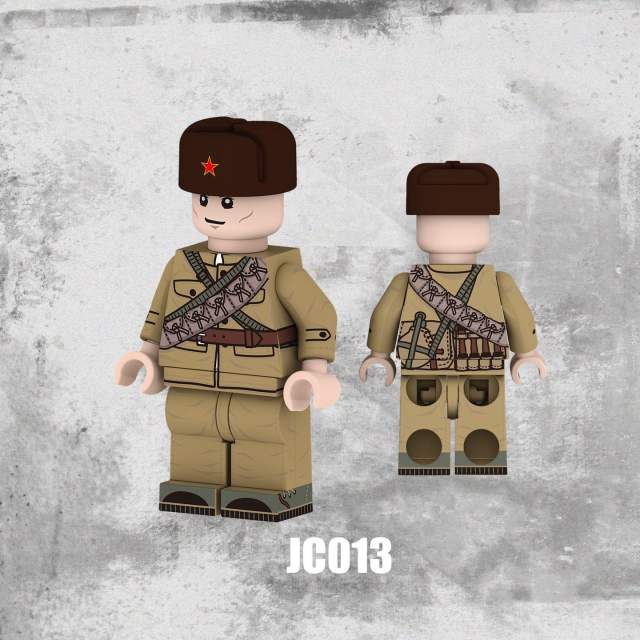 WW2 US Military Soldier Minifigs Building Blocks Army Weapons Gun Helmet Parts Mini Accessories Bricks Toys