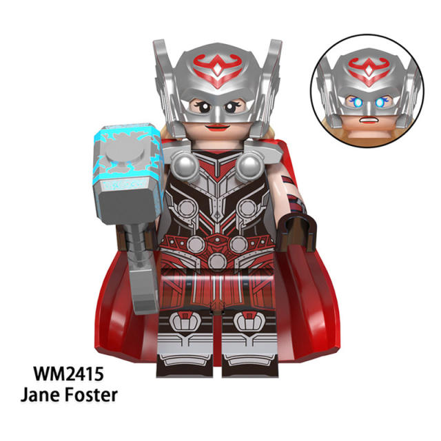 WM6146 Marvel Super hero Series Minifigs Building Blocks Thor Valkyrie Star Lord Action Figures Toys Gifts For Children