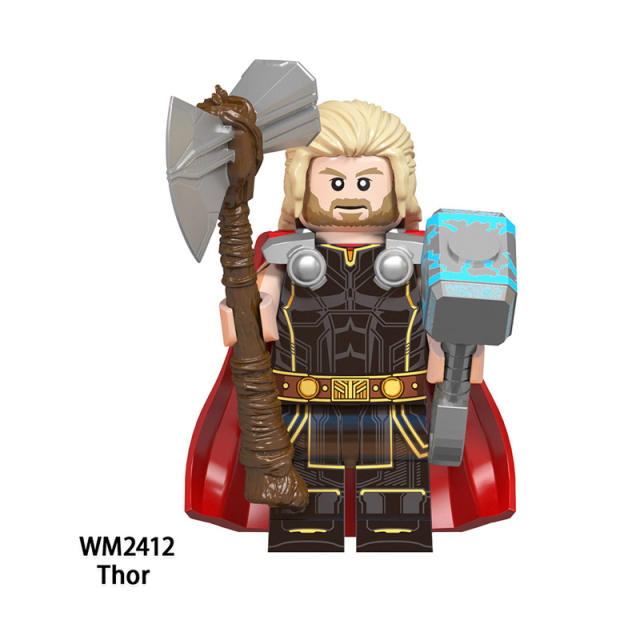 WM6146 Marvel Super hero Series Minifigs Building Blocks Thor Valkyrie Star Lord Action Figures Toys Gifts For Children