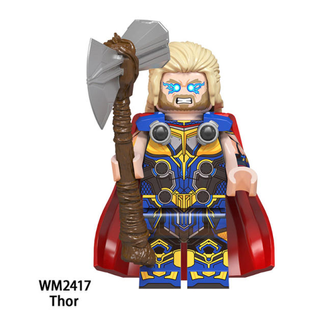 WM6146 Marvel Super hero Series Minifigs Building Blocks Thor Valkyrie Star Lord Action Figures Toys Gifts For Children