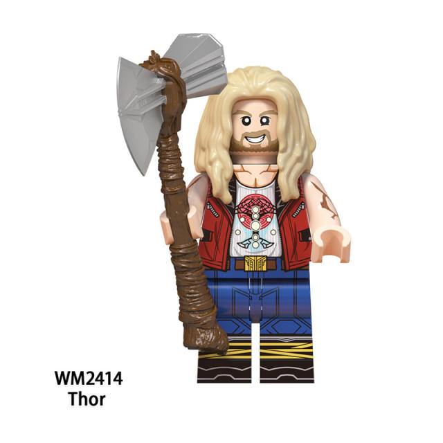 WM6146 Marvel Super hero Series Minifigs Building Blocks Thor Valkyrie Star Lord Action Figures Toys Gifts For Children