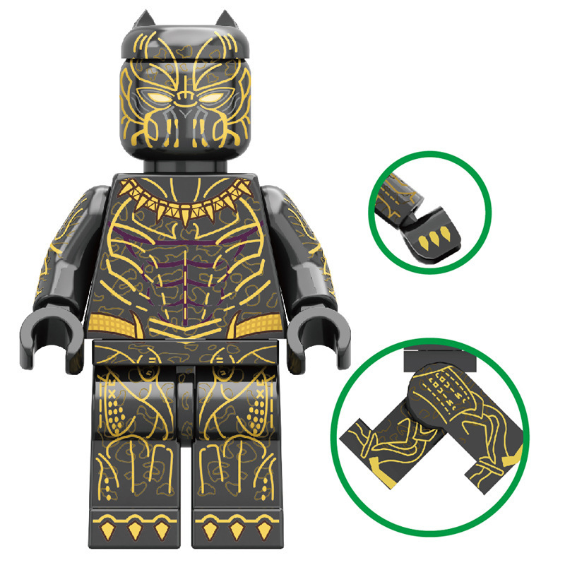 CR003 Marvel Super Heroes Series Minifigs Building Blocks Thanos Ebony Maw New Avengers Action Figures Toys Gifts For Children