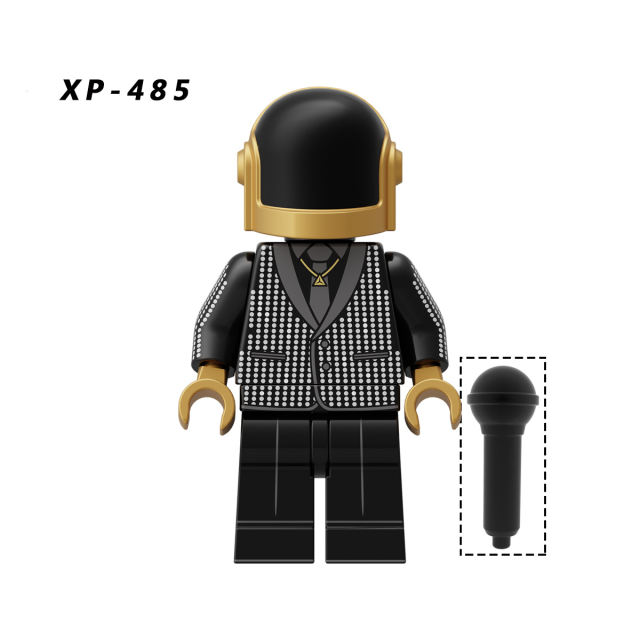 KT1063 Daft Punk Series Minifigs Building Blocks Electronic Music Band Action Figures Bricks Model Toy Gifts For Children
