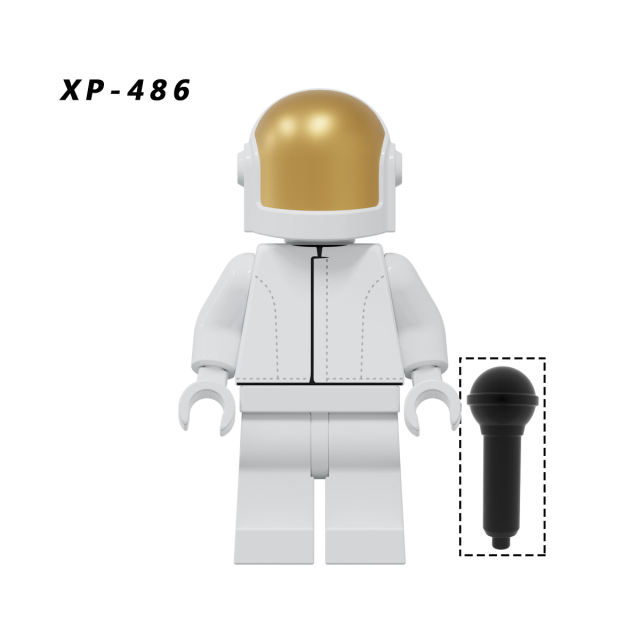 KT1063 Daft Punk Series Minifigs Building Blocks Electronic Music Band Action Figures Bricks Model Toy Gifts For Children