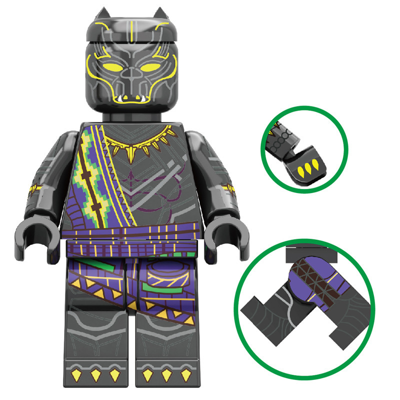 CR003 Marvel Super Heroes Series Minifigs Building Blocks Thanos Ebony Maw New Avengers Action Figures Toys Gifts For Children