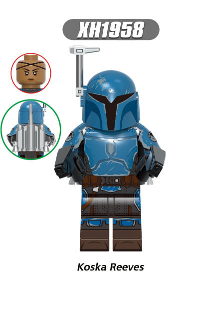 X0343 Star Wars Series Minifigs Building Blocks Boba Jango Fett Din Djarin Figures Accessories Models Toys Gifts For Children