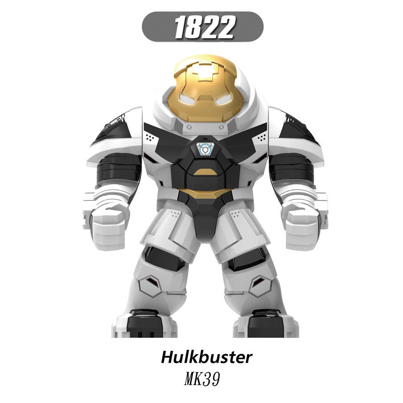 XH1822 Marvel Super Heros MK39 Hulkbuster Minifigs Building Blocks Avengers Iron Man SpiderMan MOC Bricks Model Toys Gifts