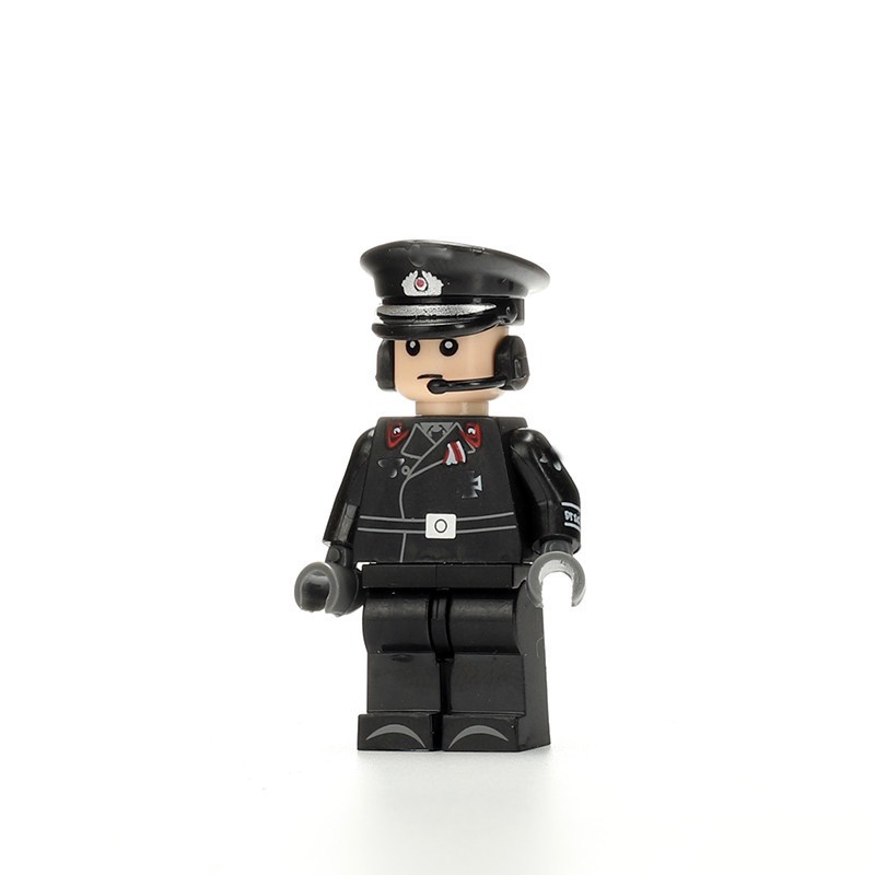 WW2 Germany Military Tanks Armored Soldiers Minifigs Building Blocks War Sence Army Officer Figures Weapons Parts Bricks Toys