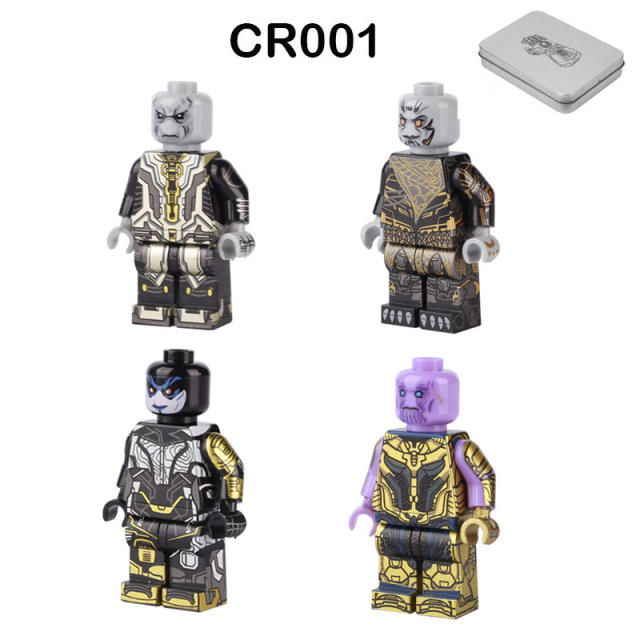 CR001 Marvel Super Heroes Series Minifigs Building Blocks New Avengers Black Order Action Figures Toys Gifts For Children