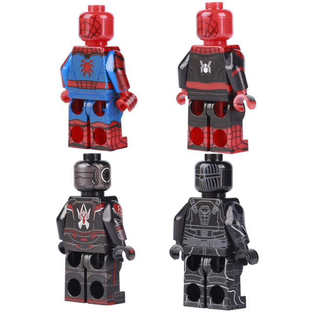 CR002 Marvel Super Heroes Series Minifigs Building Blocks Avengers Spider Man Action Figures Toys Gifts For Children