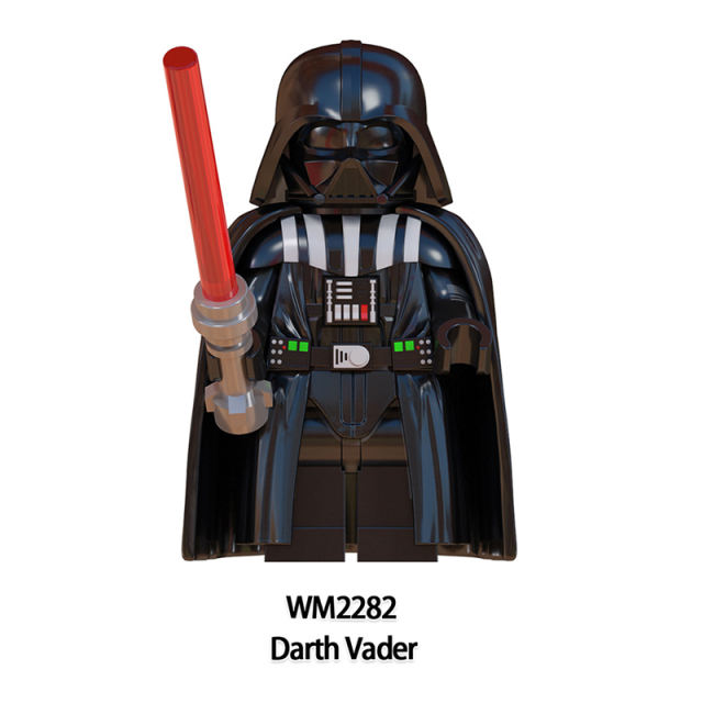 WM2282 Marvel Star Wars Series Minifigs Building Blocks Black Warrior Darth Vader Action Figures Models Toys Gifts For Children