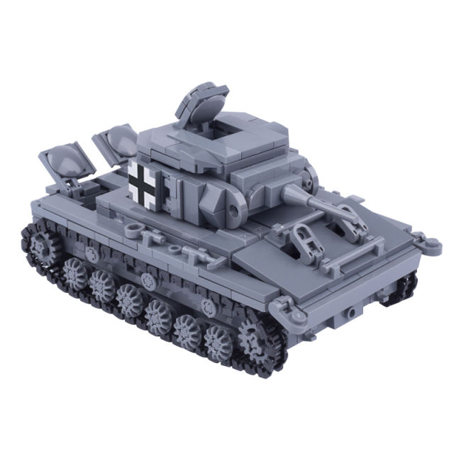 WW2 Germany Military Weapons IV Tanks Building Blocks Army Armored Vehicle Soldier Minifigs Accessories Bricks Models Toys Kids