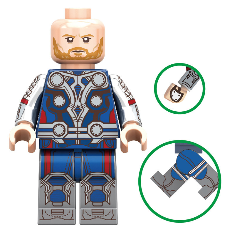 CR004 Marvel Super Heroes Series Minifigs Building Blocks Captain America Action Figures Classic Movie DIY Toy Gift For Children