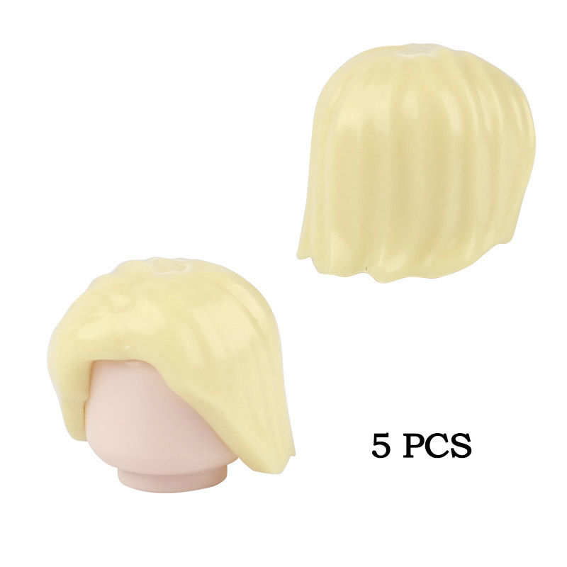 City Minifigs Hat Hair Building Blocks Character Head Parts Army Soldiers Caps Helmet Bricks Military Accessories Toys