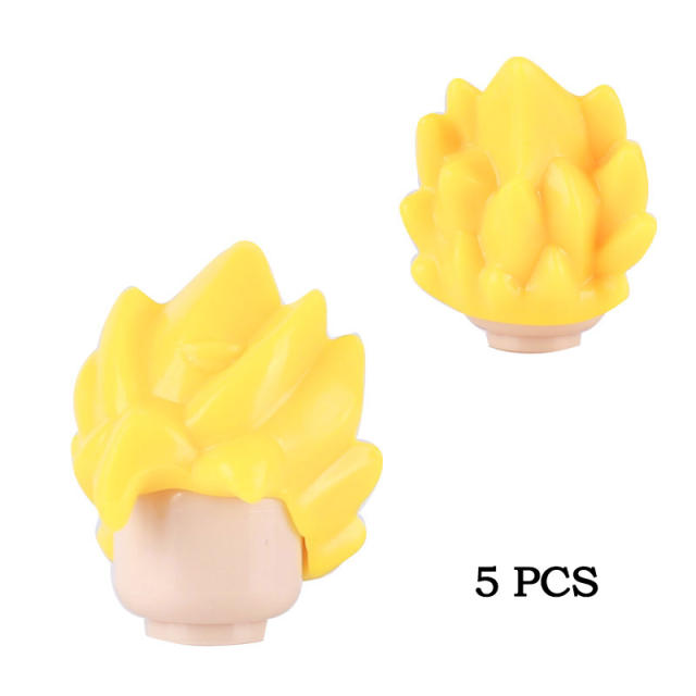 MOC City Minifigures Hair Building Blocks Military Headwear Parts Head Hairstyle Accessories DIY Brick Boys Toys Gifts Children