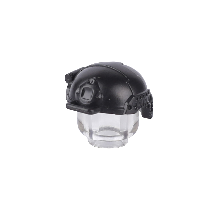 MOC Military Weapons Tactical Helmets Building Blocks Minifigures Accessories Police Hat Caps Helmet Headgear Bricks Models Toys