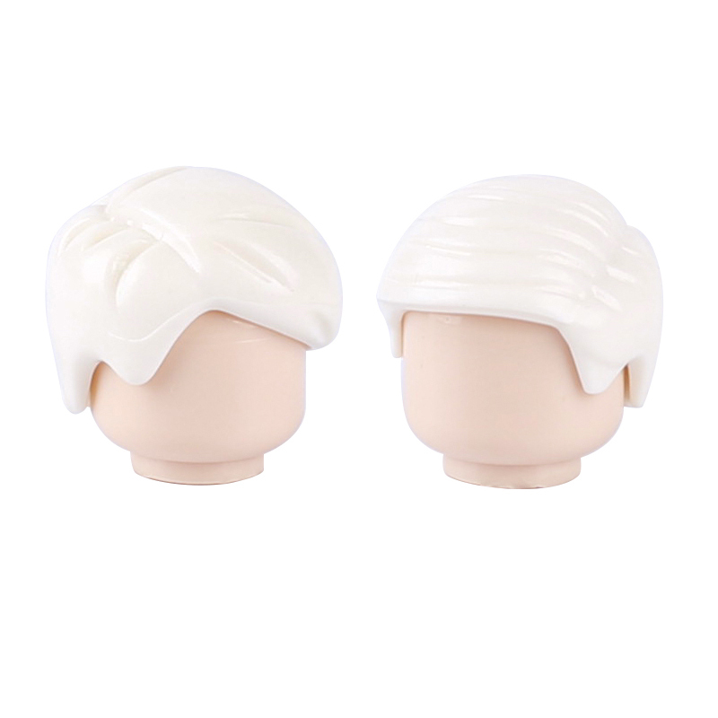 City Figures Head Accessories Building Blocks SWAT Soldiers Figures Hair Hairstyle MOC Bricks Toys Kids Compatible 15500 99930