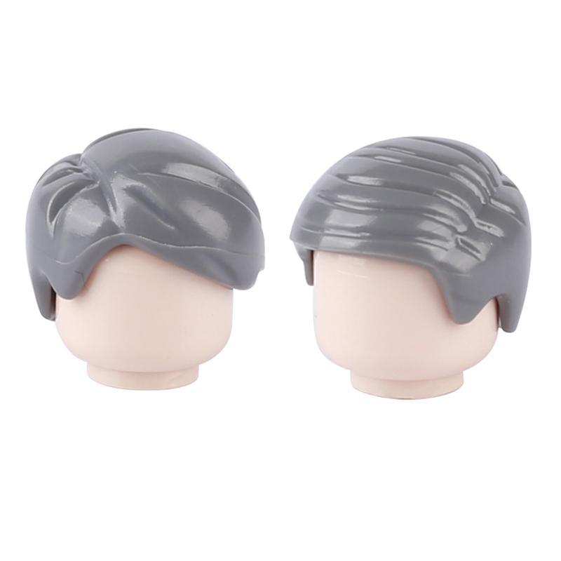 DIY City Figures Head Accessories Hair Building Blocks Military Soldier Helmet Hat Figure Bricks Toys Kid Compatible 99930 15500