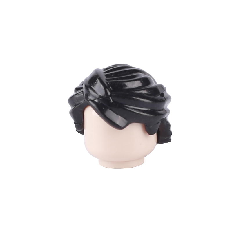 MOC City Minifigures Hairstyle Building Blocks Military Soldiers Accessories Helmets Headwear Caps Heads Hair DIY Toys Gifts Kids