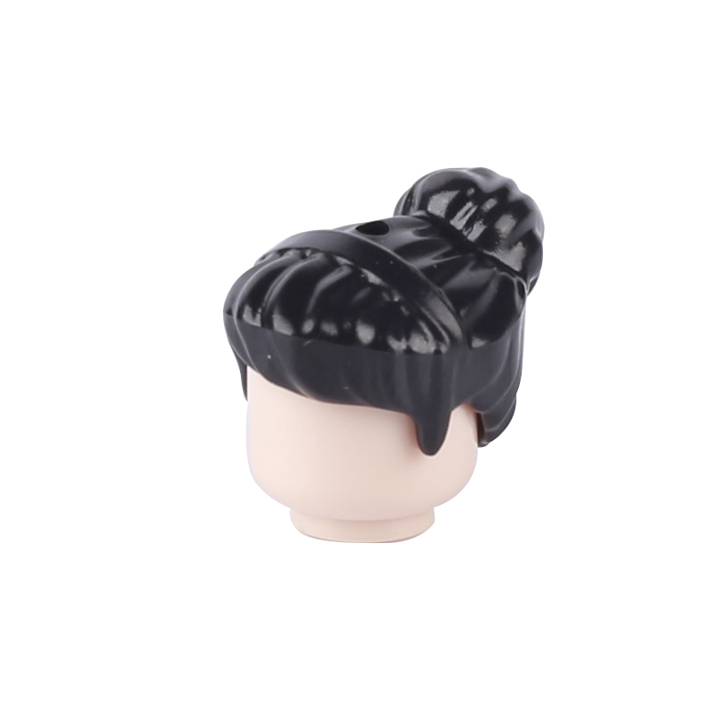 MOC City Minifigures Hairstyle Building Blocks Military Soldiers Accessories Helmets Headwear Caps Heads Hair DIY Toys Gifts Kids