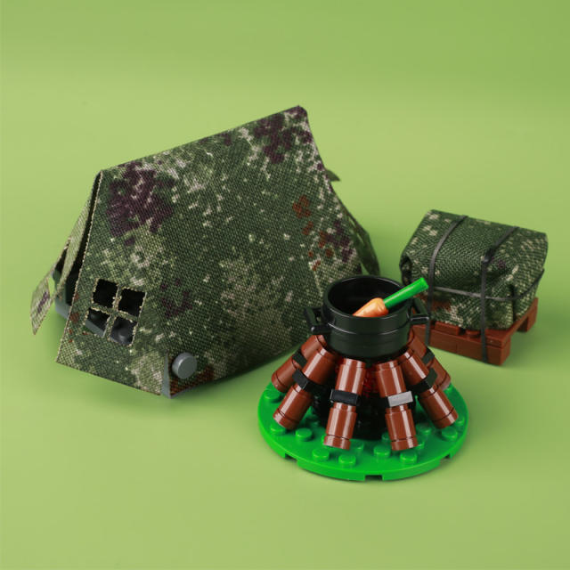 Nano Soldier Figures - Green – Brick Mini