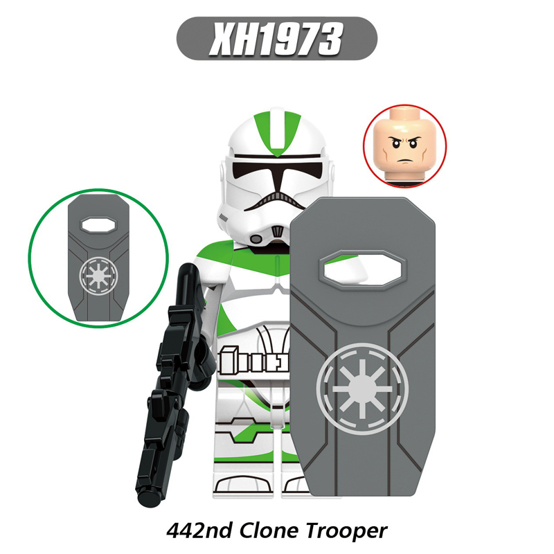 X0345 Star Wars Series Minifigs Building Blocks Doom ARC Anaxes Clone Trooper Commander Figure Models Toys Gifts For Children