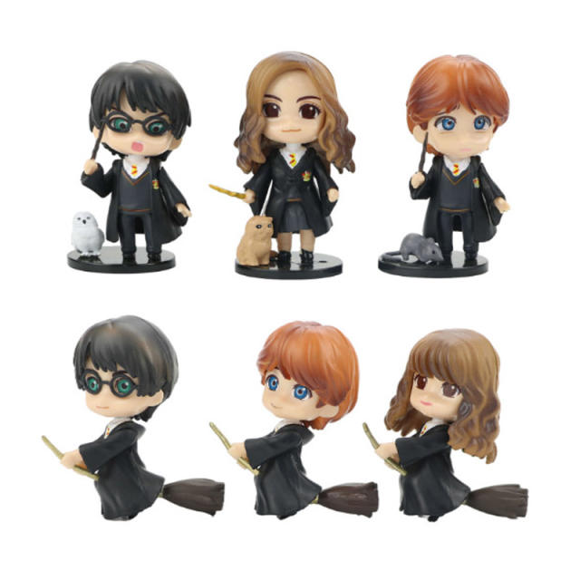 Harry Potter Magician Action Figures Wizarding World Hermione Ron Severus Snape Collectible Cute Anime Model Gift Toys For Kids