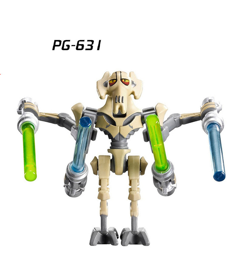 PG630 PG631 Star Wars Series Minifigures Building Blocks General Grievous The Clone Movie Figure Bricks Model Toys Gift Children