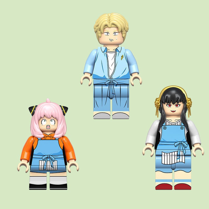 TZ005 SPY×FAMILY Comics Minifigs Building Blocks Animation Figures