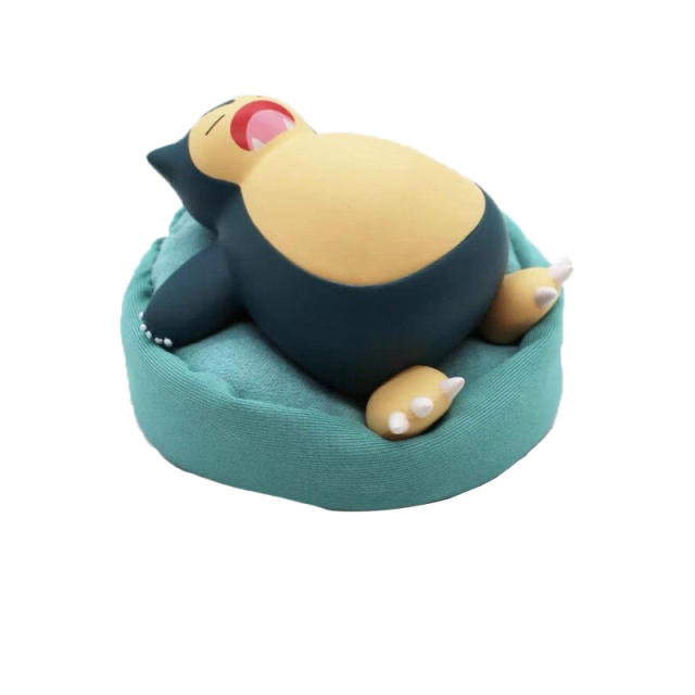 Pokemon Amine Figures Pikachu Bulbasaur Eevee Cute Sleeping Posture Collection Home Decoration Ornament Model Toys Gift For Kids