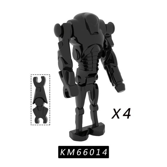 KM66014 KM66015 Star Wars Series Minifigures Building Blocks Moive Robot Figures MOC Bricks Models DIY Toys Gifts For Children