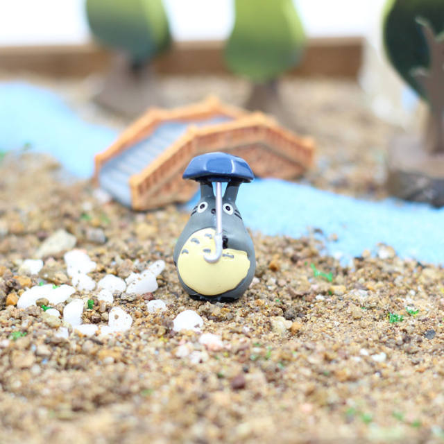 Anime My Neighbor Kawaii Totoro Miniature Decoration Figures Micro Fairy Garden Terrarium Dollhouse DIY Christmas Accessories