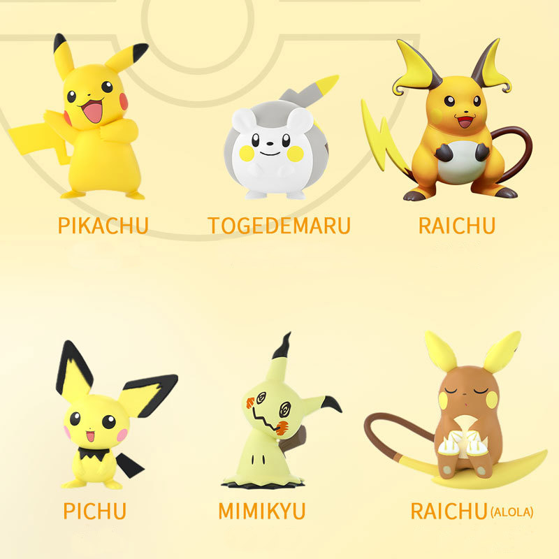 Pokemon Evolutions Pikachu, Pokemon Evolution Figures