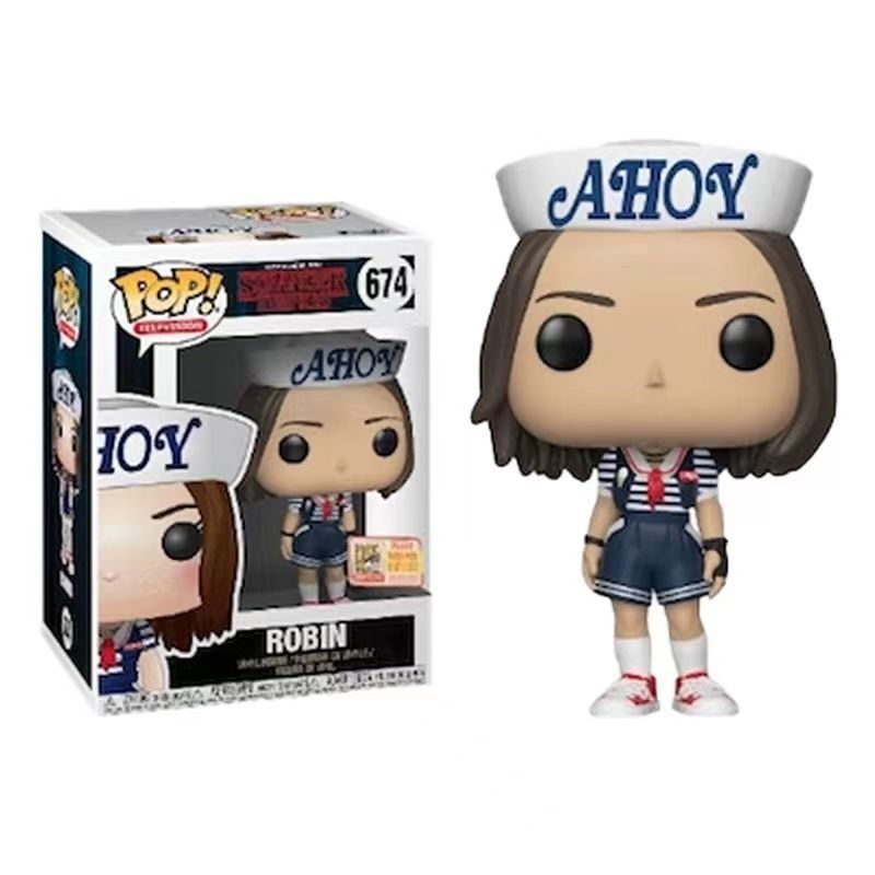 Stranger Things Character Action Figures Montauk Eddie Munson Dustin Steve Dolls Toys Collection Room Decoration Christmas Gifts